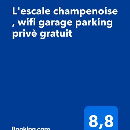Apartamento L'escale Champenoise , Wifi Garage Parking Prive Gratuit Châlons-en-Champagne
